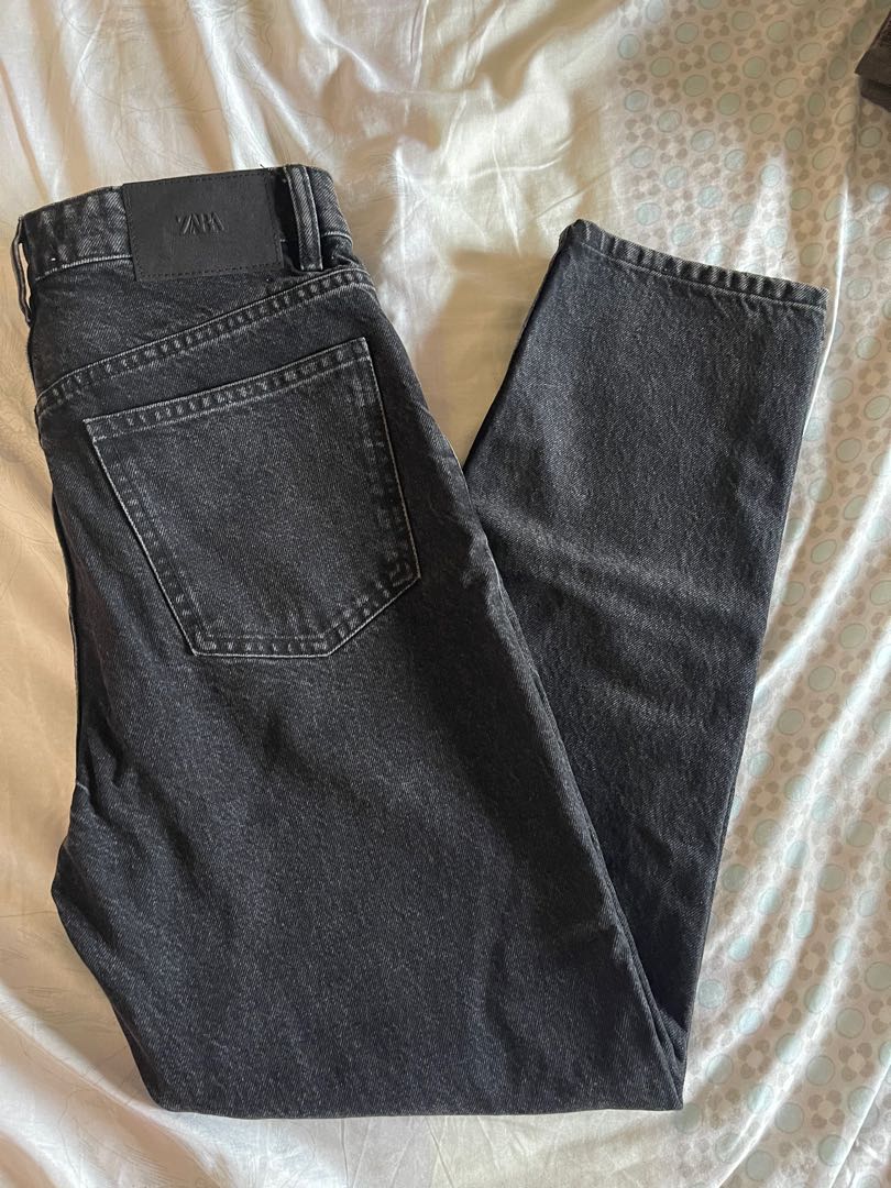 ZARA classic mom fit hi rise, Women's 