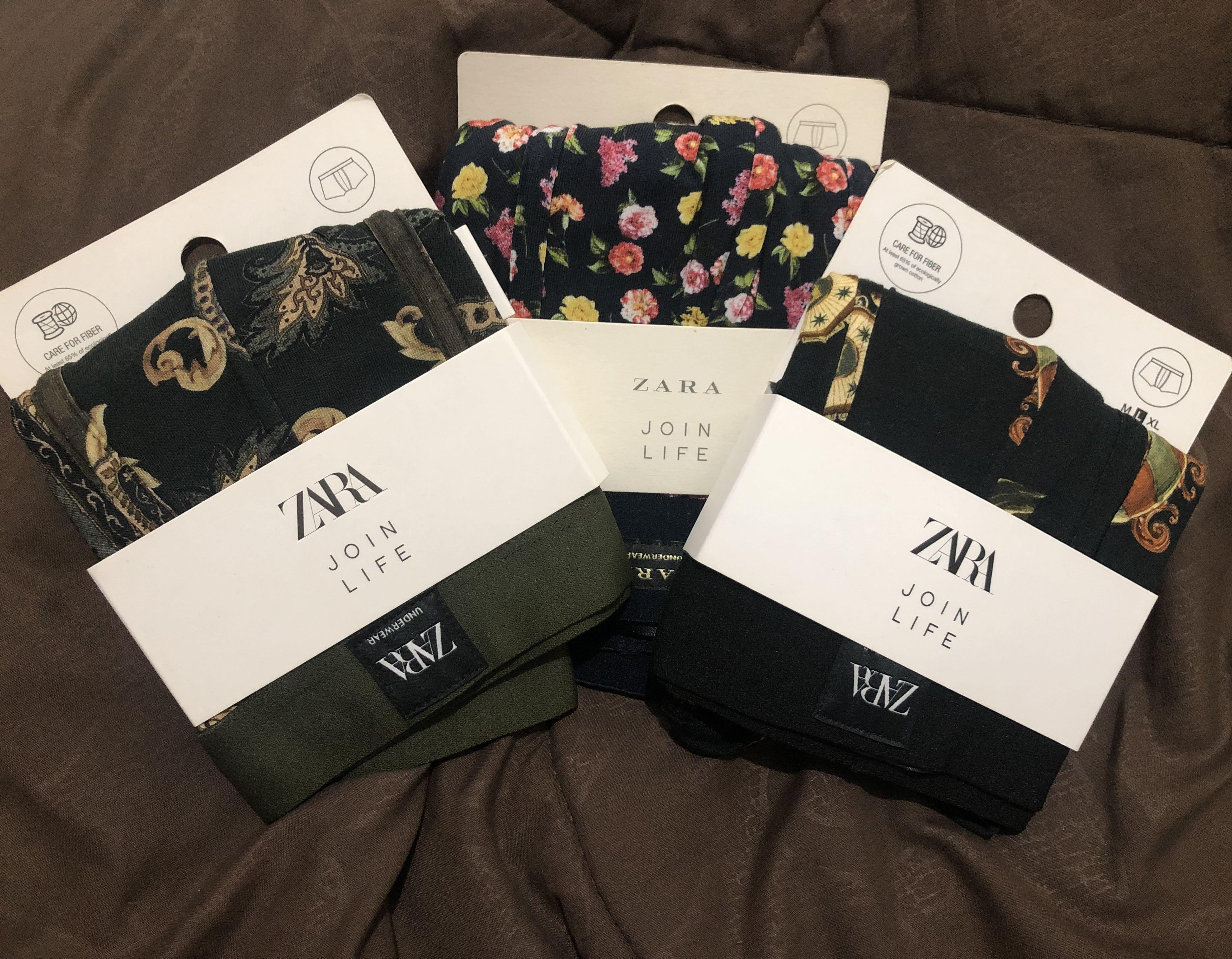 Zara Man Boxer Brief Underwear , Fesyen Pria, Pakaian , Bawahan di