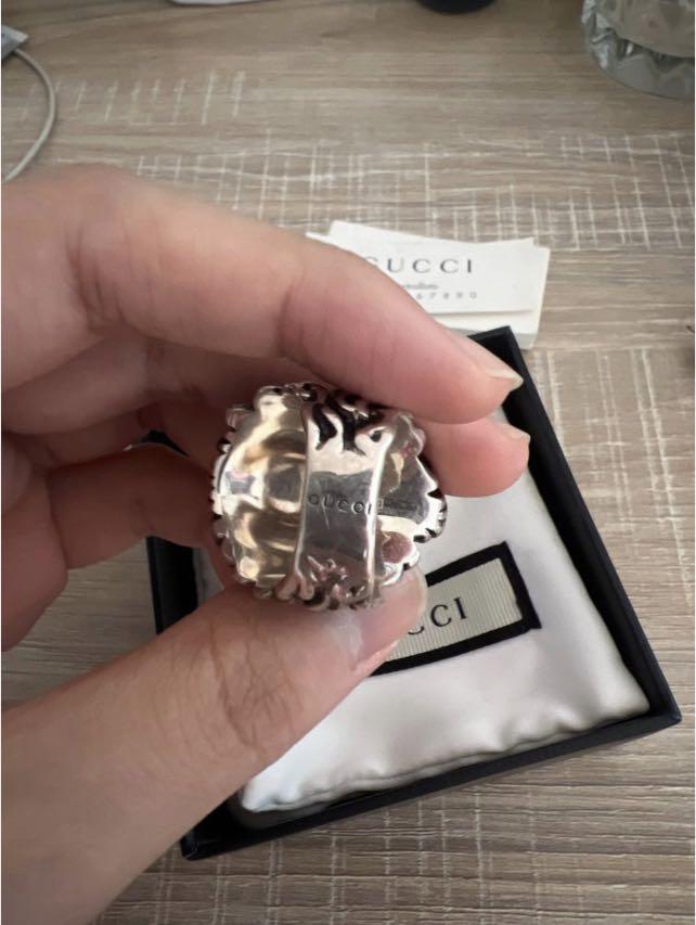 100 AUTHENTIC LION HEAD GUCCI RING 28mm NEGOTIABLE Luxury