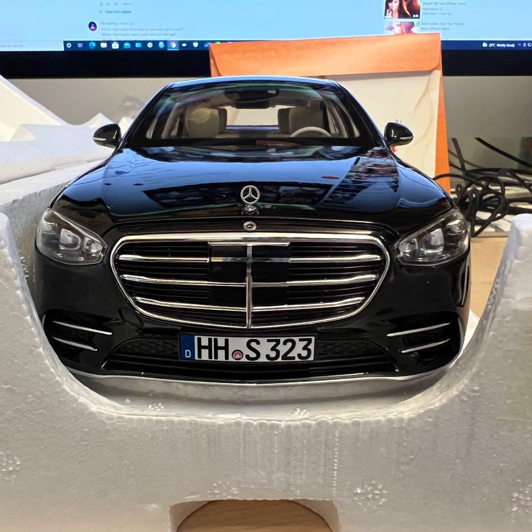 1:18 Norev Mercedes Benz S Class 2021 (Black), Hobbies