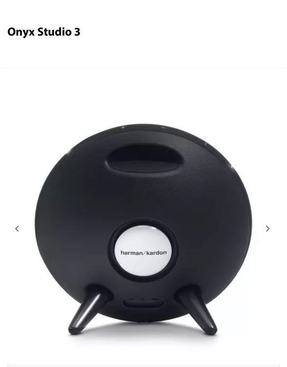 1 pair Harman Kardon Onyx Studio 3 Bluetooth Speakers