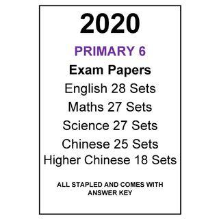 2020 Primary 6 Full Year Past Year Papers