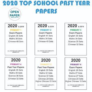 2020 Top School Past Year Exam Papers