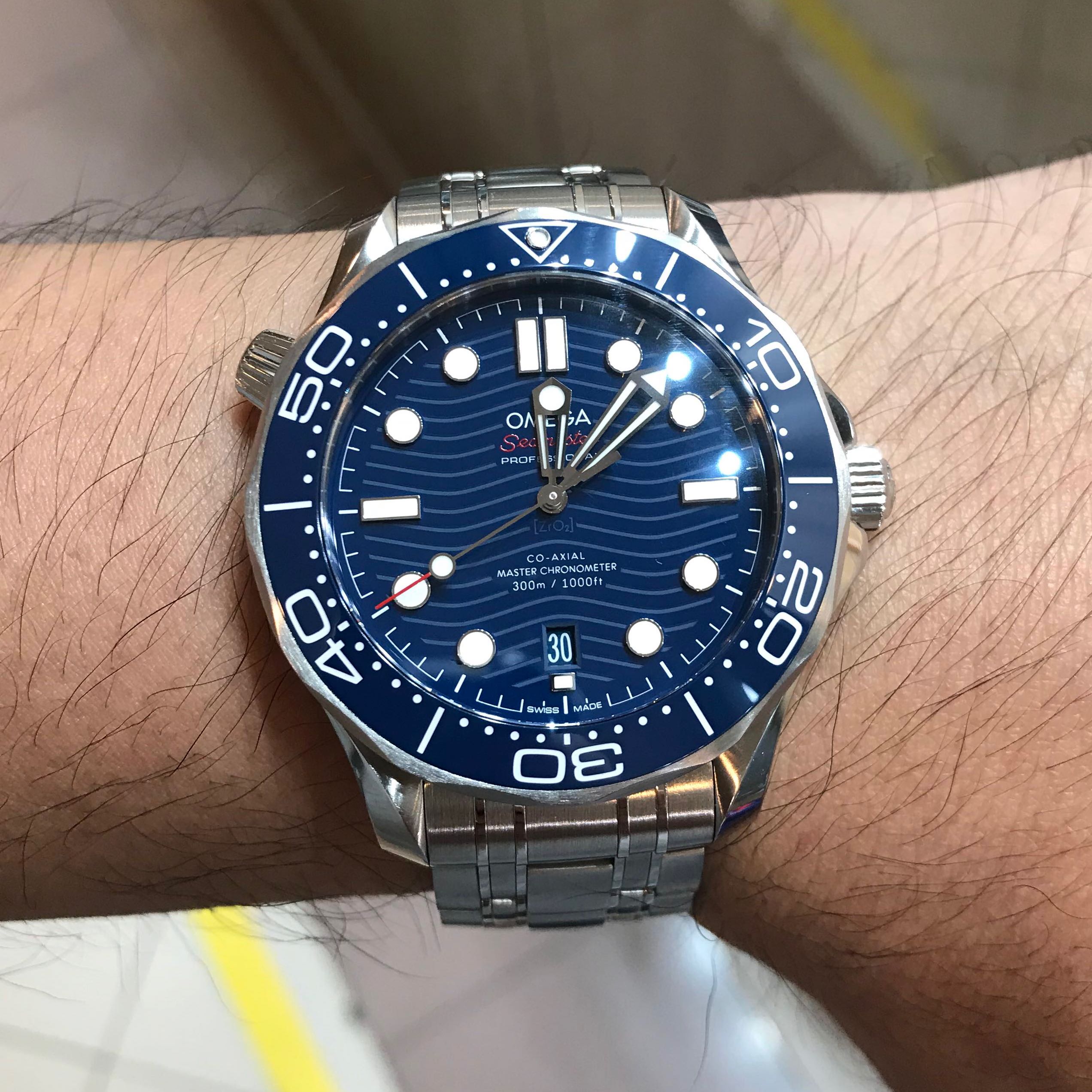 RARE 2021 Blue Omega Seamaster 300 SMP 