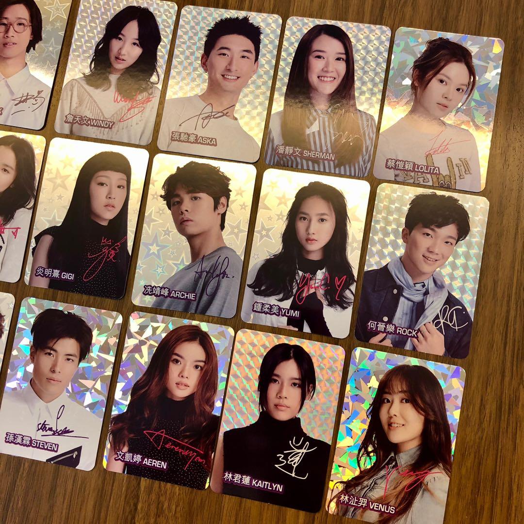 聲夢 聲夢傳奇 演唱會版 閃卡15張 Chantel Gigi Yumi Archie Sherman Rock Aeren 姚焯菲 嚴明熹 ...