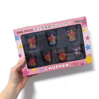 日本 航海王喬巴迷你玻璃杯 酒杯組#全新未拆