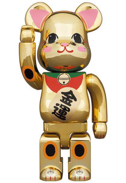 全新 金運金色招財貓弐400 Bearbrick 興趣及遊戲 玩具 遊戲類 Carousell