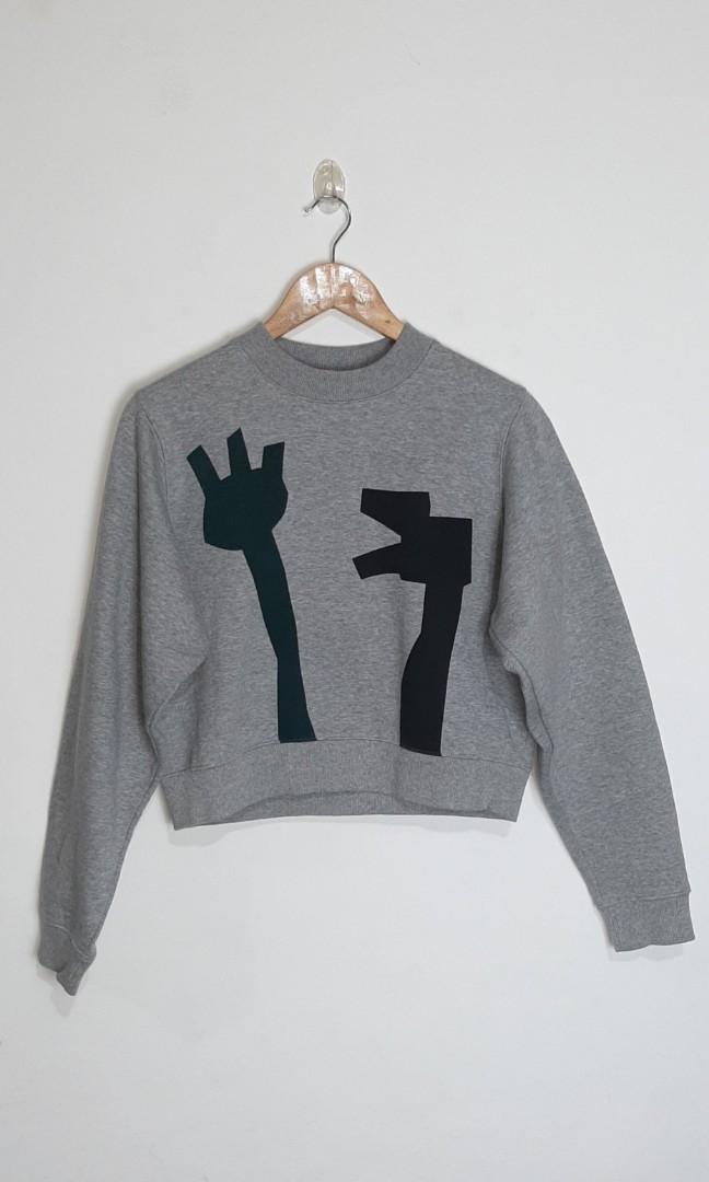 Acne studios Bird Flower PAV14 Sweatshirt Luxury Apparel on