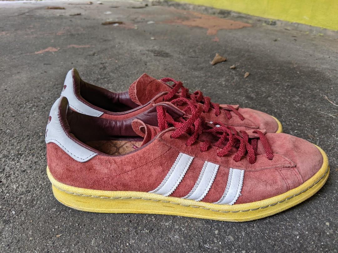adidas gazelle silver green womens Adidas Campus 80s Mita Sneakers x RECOUTURE
