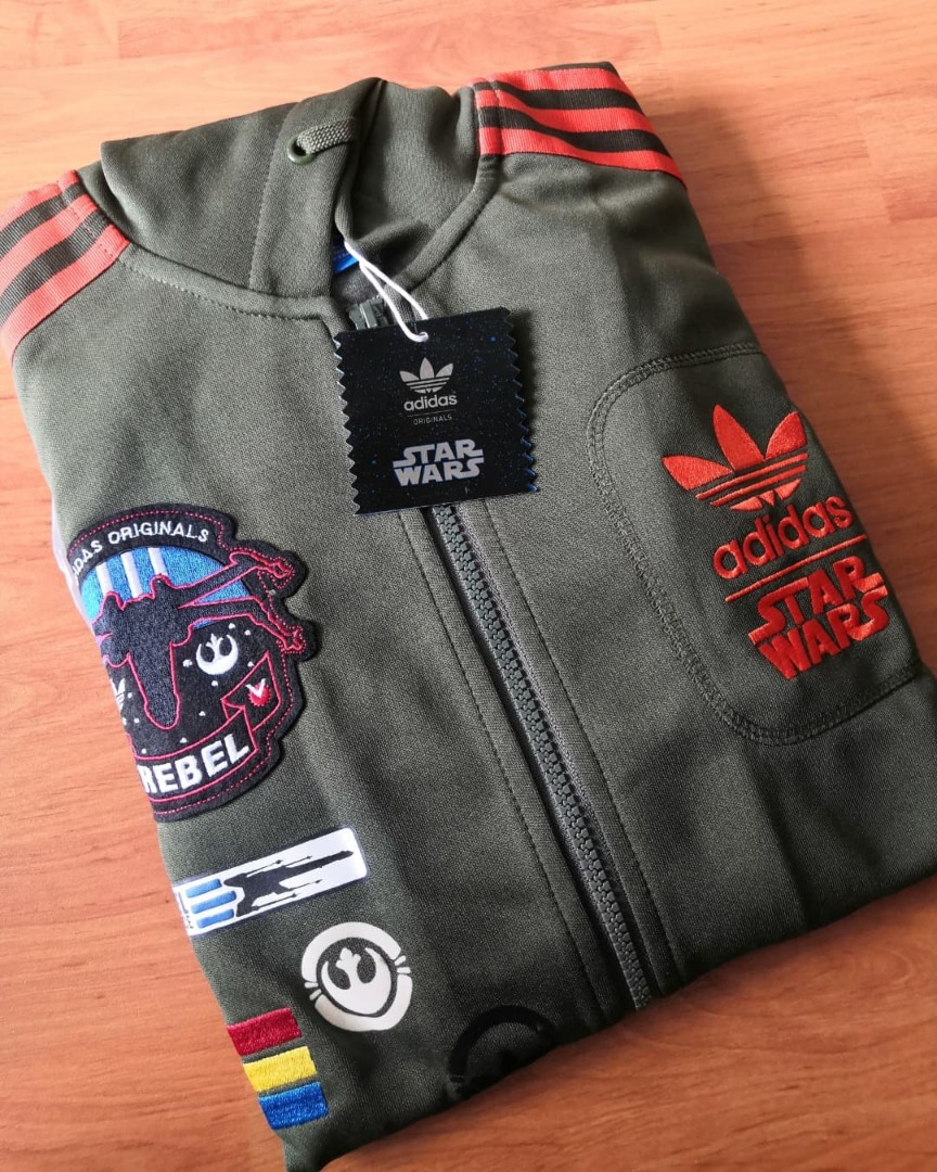 Adidas Hoodie Star Wars Men s Fashion Tops Sets Hoodies on