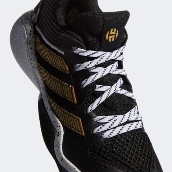 adidas stepback james harden black gold 