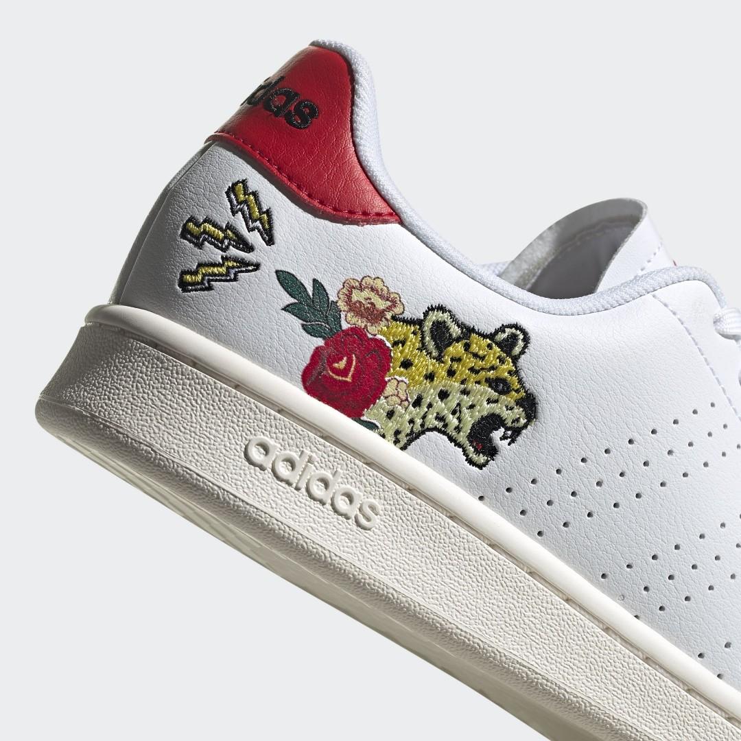 36 Adidas White Sneakers EH3425 Tennis Advantage