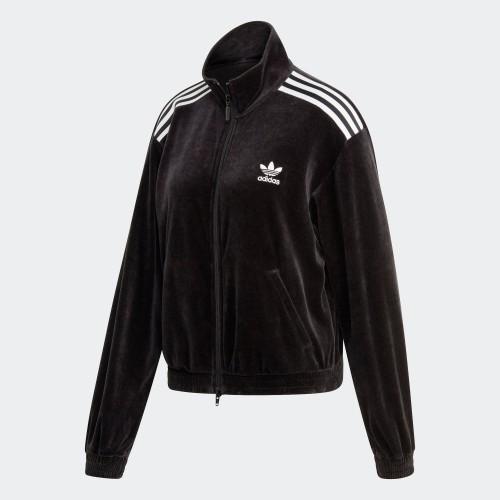Adidas velvet sales track top