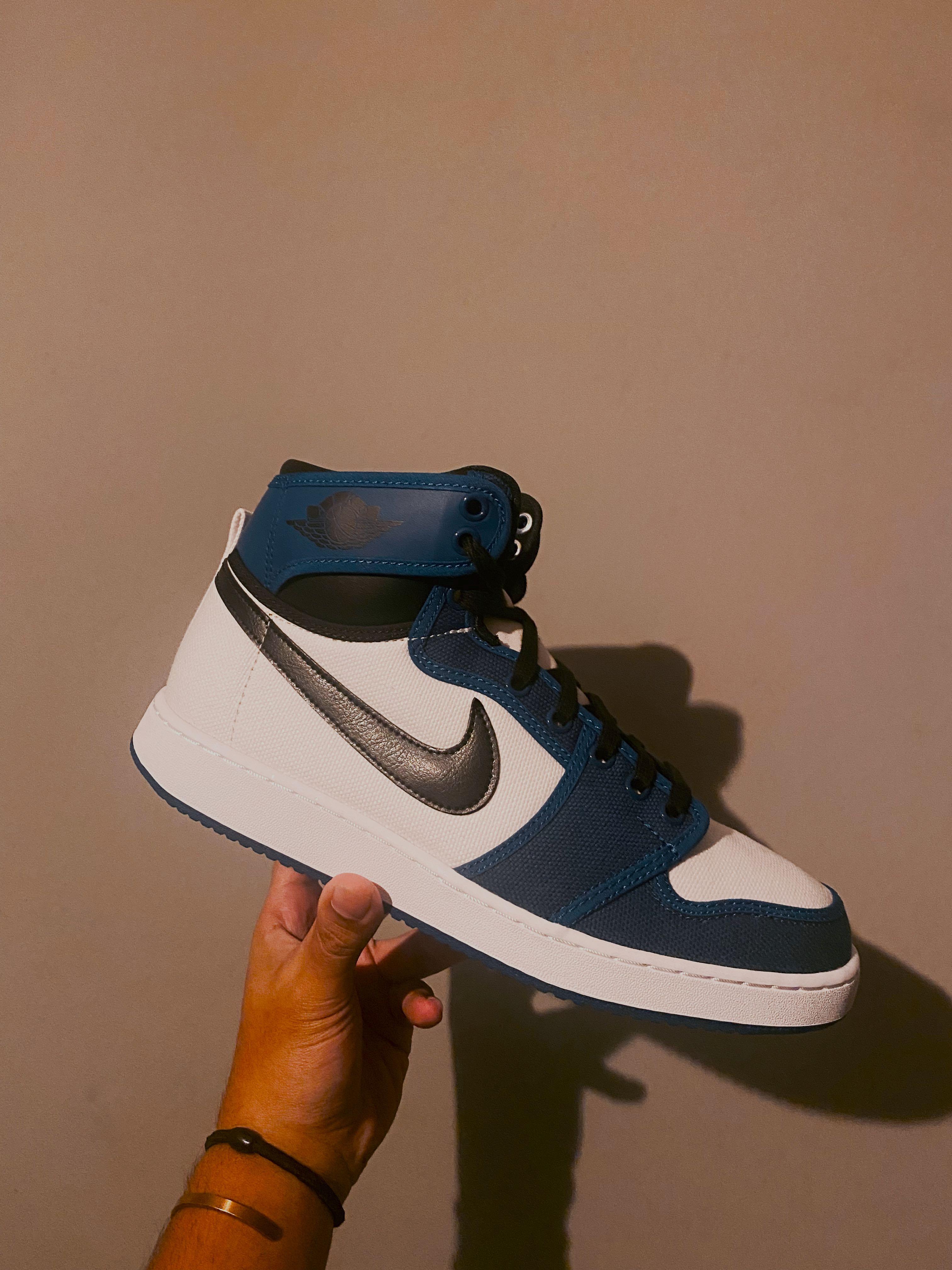 Air Jordan 1 KO Storm Blue, Men's Fashion, Footwear, Sneakers on Carousell