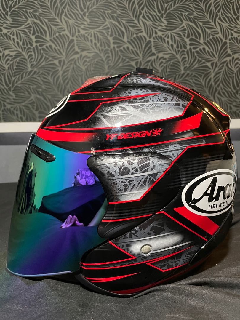 Arai Ram 4 Chronus Red, Motorcycles 