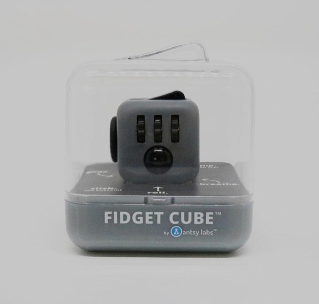 Authentic antsy labs fidget cube - grey (kickstarter limited edition), Hobbies & Toys, Fan Merchandise on Carousell