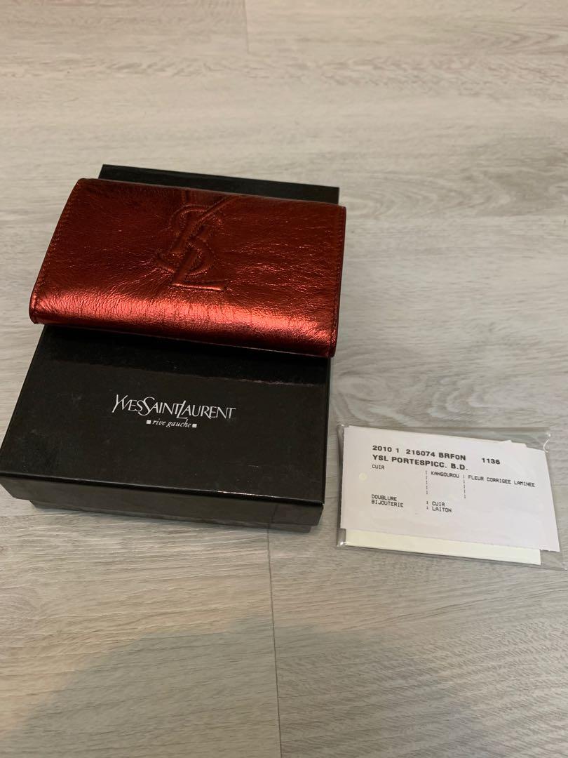 Authentic Brand New Yves Saint Laurent Belle De Jour Card Clutch