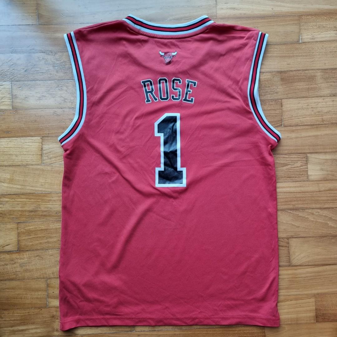 Derrick rose hot sale jersey pink