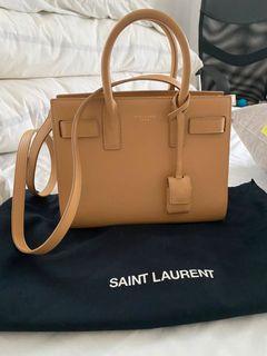 YSL Saint Laurent Sac De Jour Baby Croc Embossed, Luxury, Bags & Wallets on  Carousell