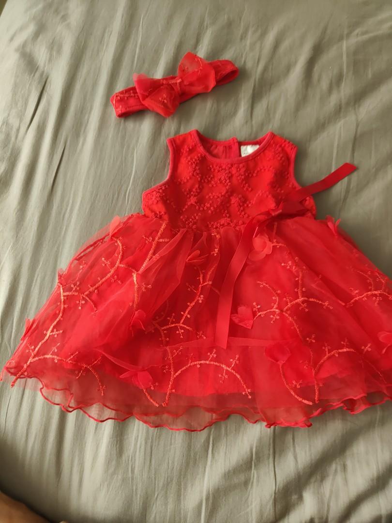 Baby girl red dress for 12 month Babies Kids Babies Kids
