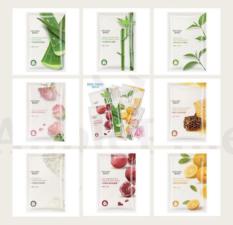 BISUTANG Facial Sheet Mask, Beauty & Personal Care, Face, Face Care on