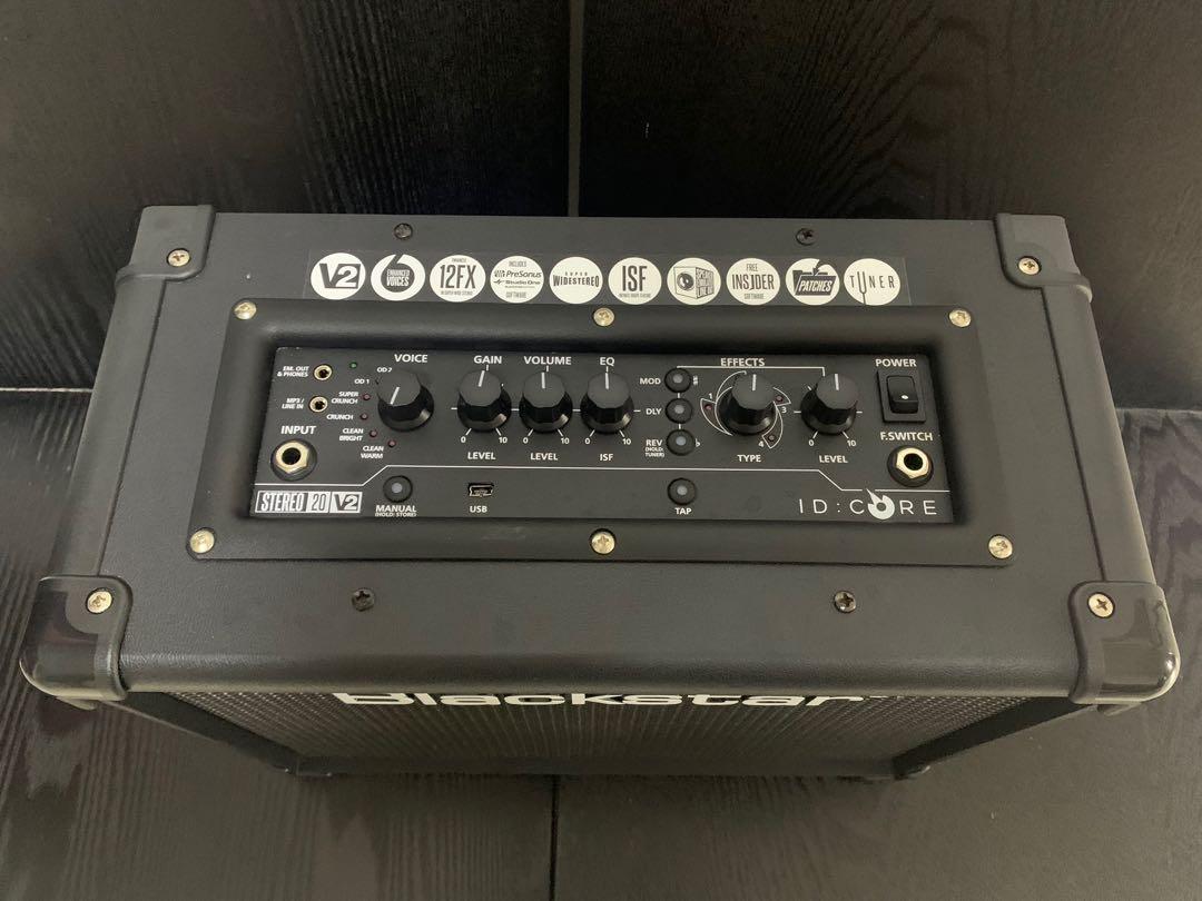 BLACKSTAR IDCORE STEREO 20 V2 + Guitar Cable, Hobbies & Toys, Music