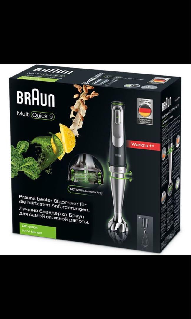 BNIB Braun MQ9005X Multiquick 9 Hand Blender TV Home Appliances Kitchen Appliances Juicers Blenders Grinders on Carousell