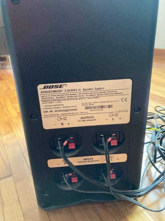 Acoustimass 3 series iv new arrivals