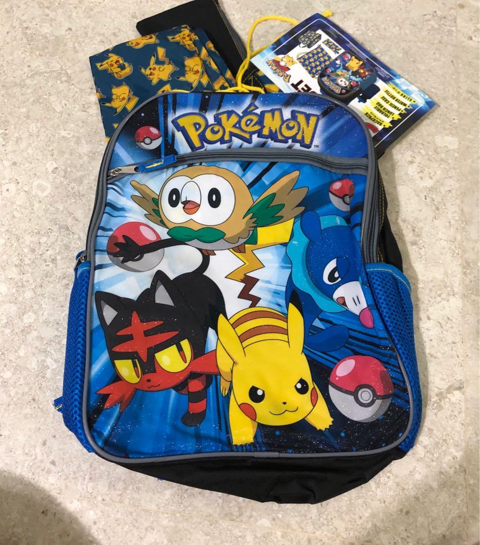 pokemon backpack set