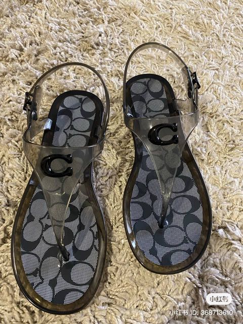 Brand new Coach jelly sandals, Women's Fashion, Footwear, Flats on Carousell
