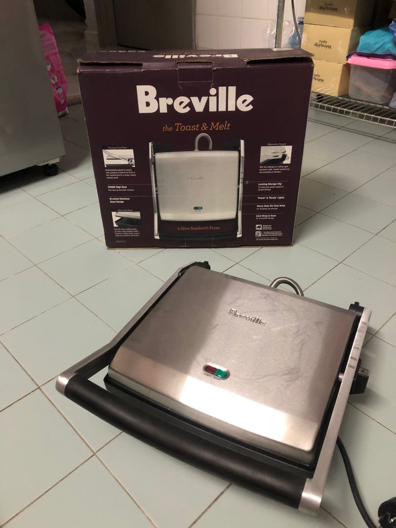 Breville Toast \u0026 Melt Sandwich Press 