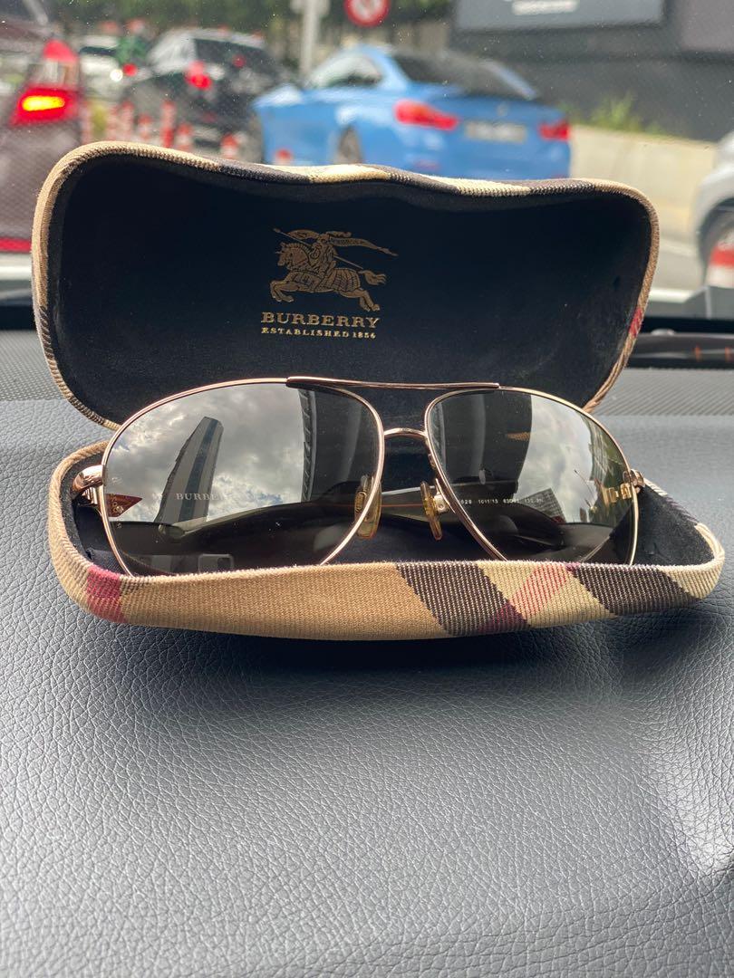 Burberry aviator sunglasses mens hot sale