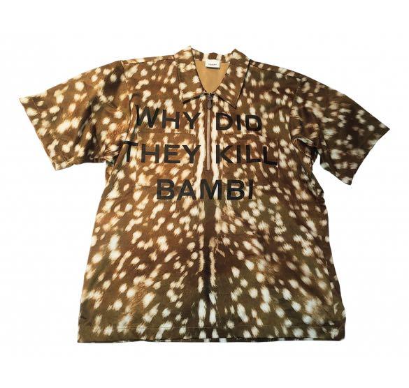 Burberry deer print shirt Men s Fashion Tops Sets Tshirts