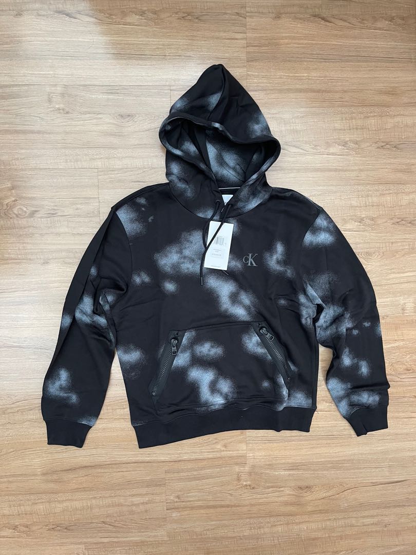 Calvin klein cloud print hoodie Clearance
