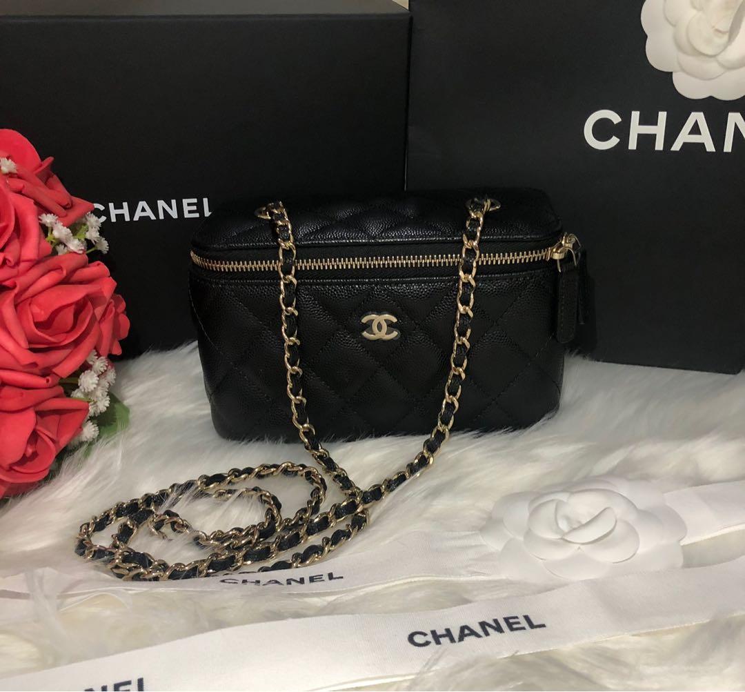 Chanel 22C Vanity black caviar , Luxury, Bags & Wallets on Carousell