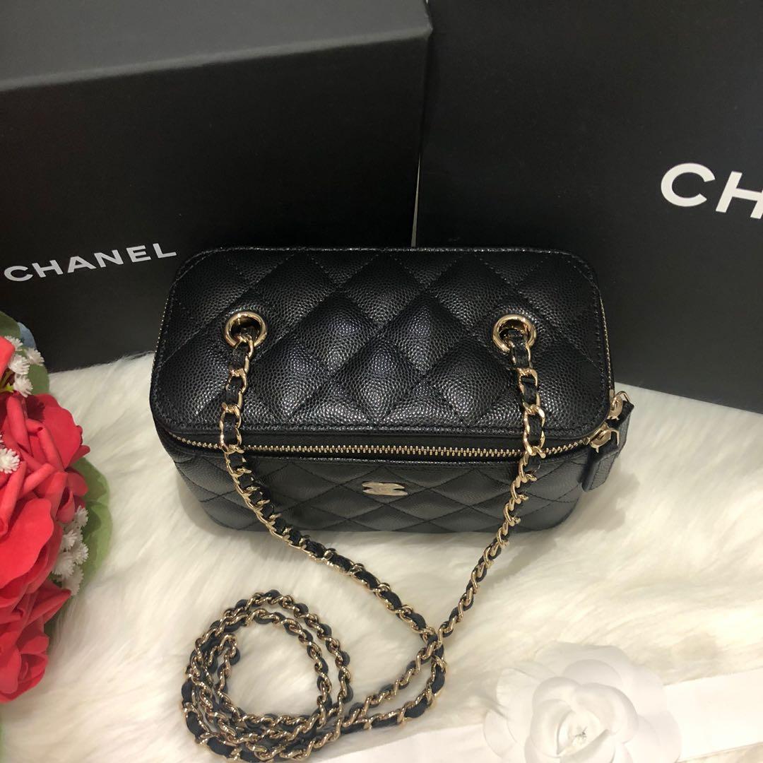 Chanel 22C Vanity black caviar , Luxury, Bags & Wallets on Carousell