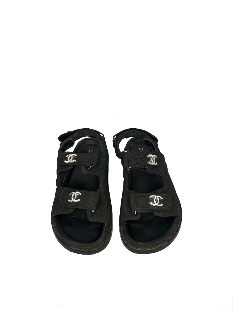 Chanel sandals, Women's Fashion, Footwear, Sandals on Carousell