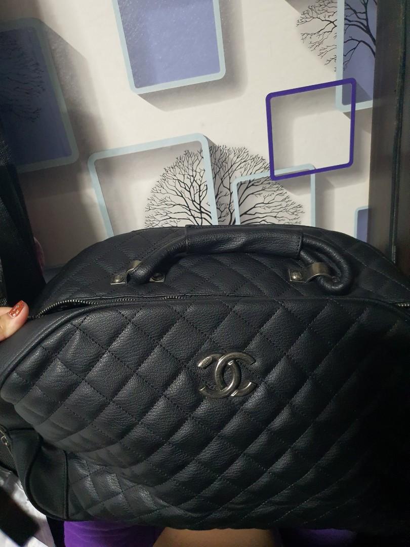 Chanel Quilted Leather Trunk Fashion Luggage Luxury Suitcase  Acessórios  de viagem Malas de viagem Conjunto malas de viagem