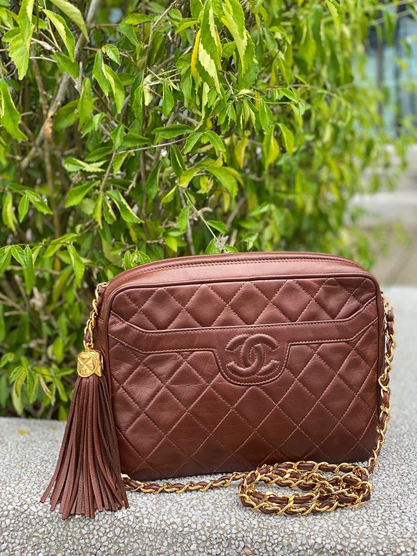 Vintage chanel bag with tassel sale