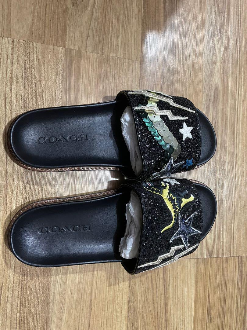 Coach shop rexy slides