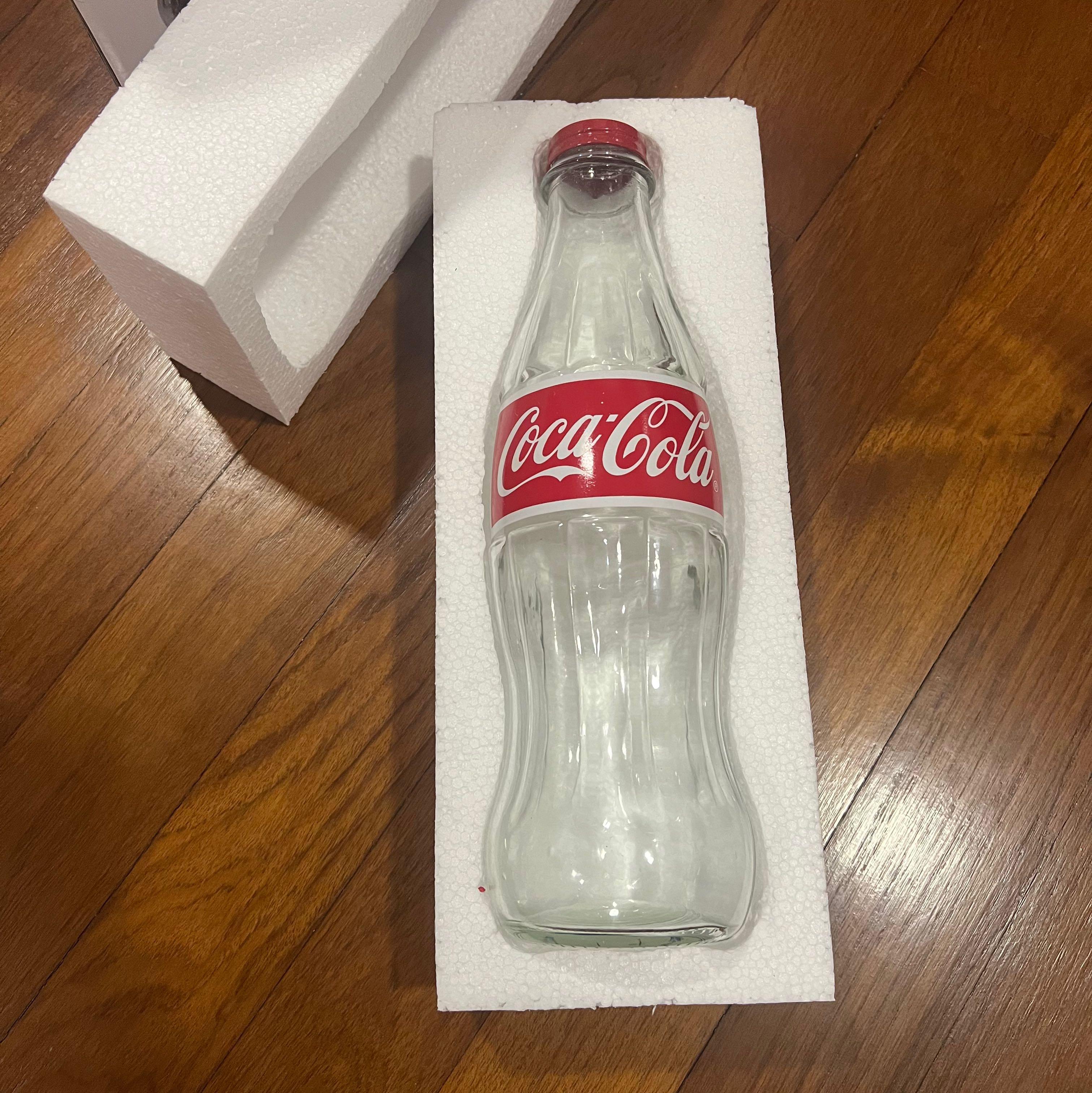 Coca Cola Glass Bottle Bank, Hobbies & Toys, Memorabilia & Collectibles