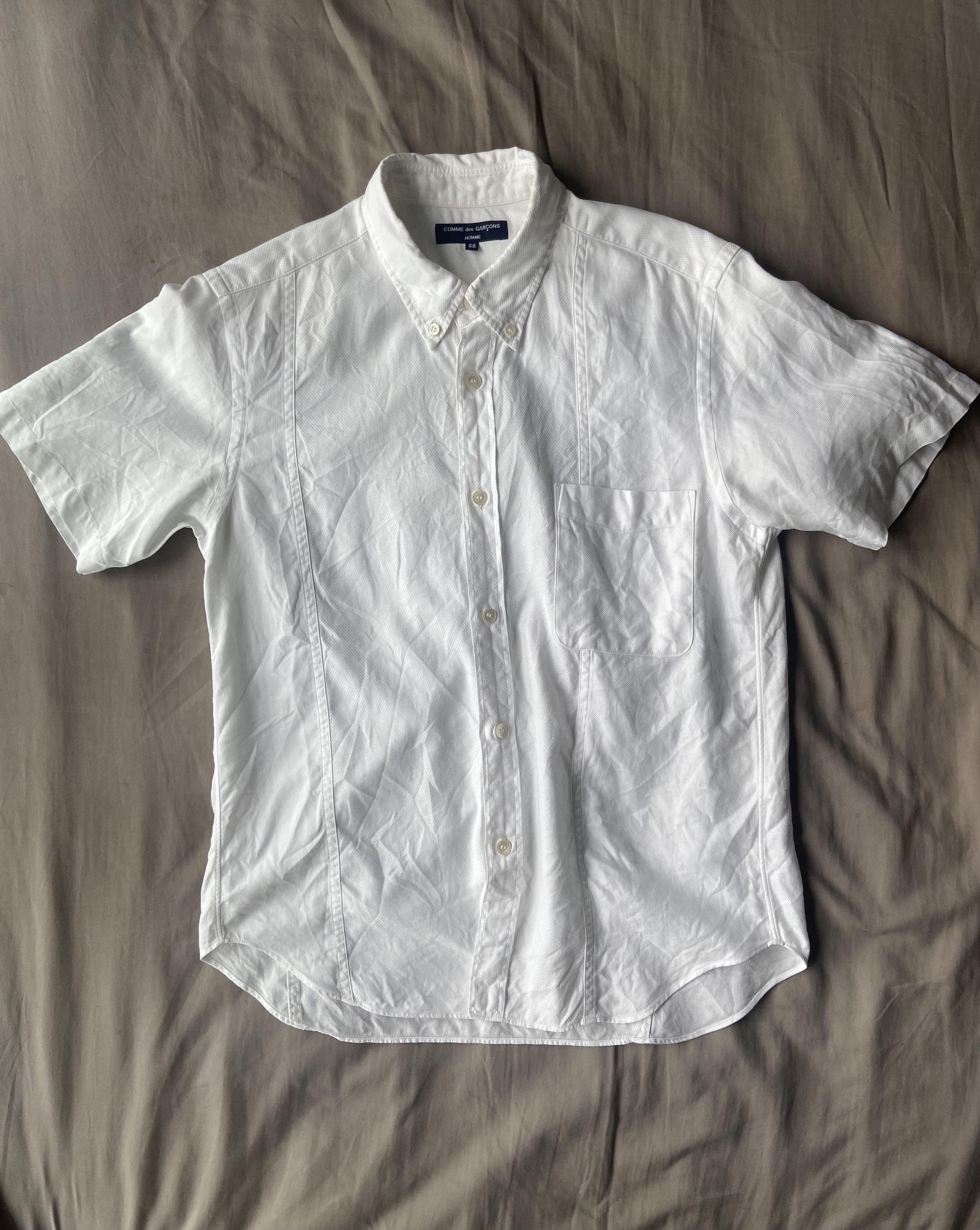Cdg short on sale sleeve shirt