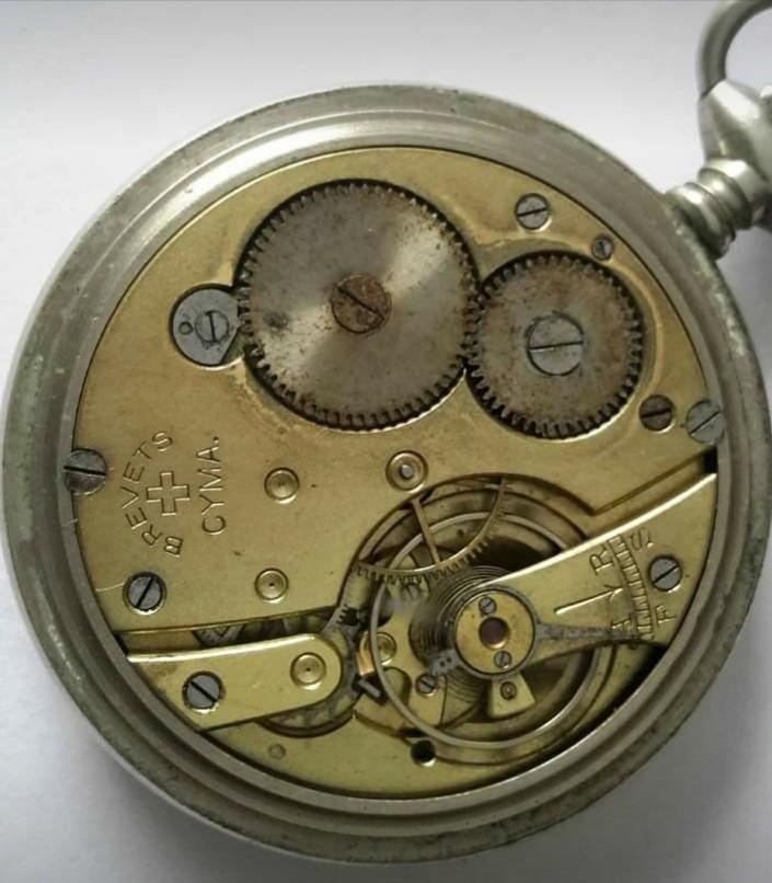 Cyma patent london pocket 1920' manual winding, Antiques, Watches ...