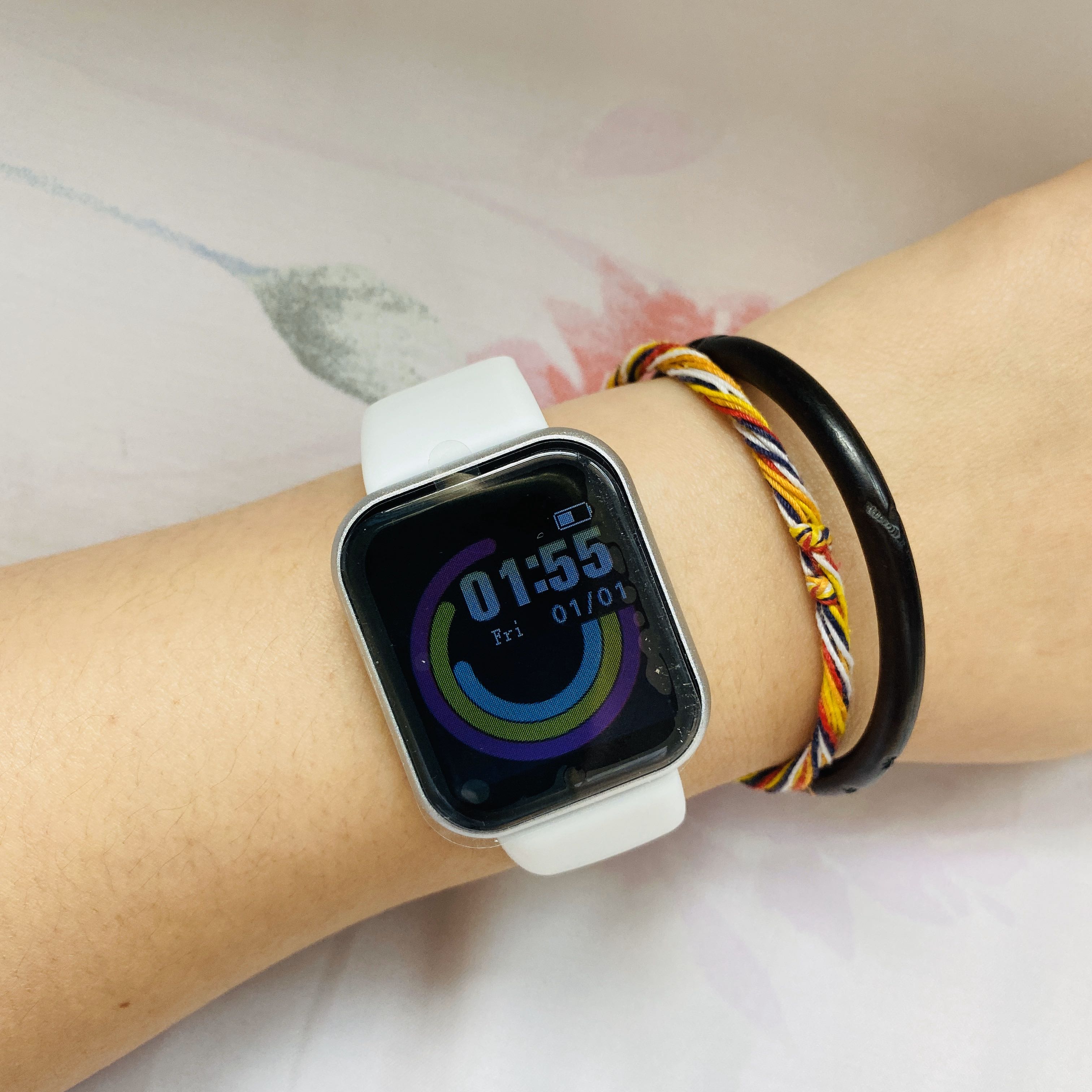 Smart heart rate sales bracelet d20 pro