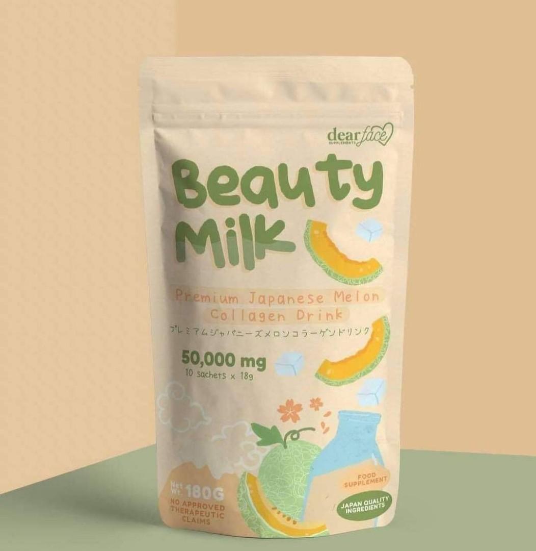 Dear Face Beauty Milk (10 Sachets Per Pack), Health & Nutrition