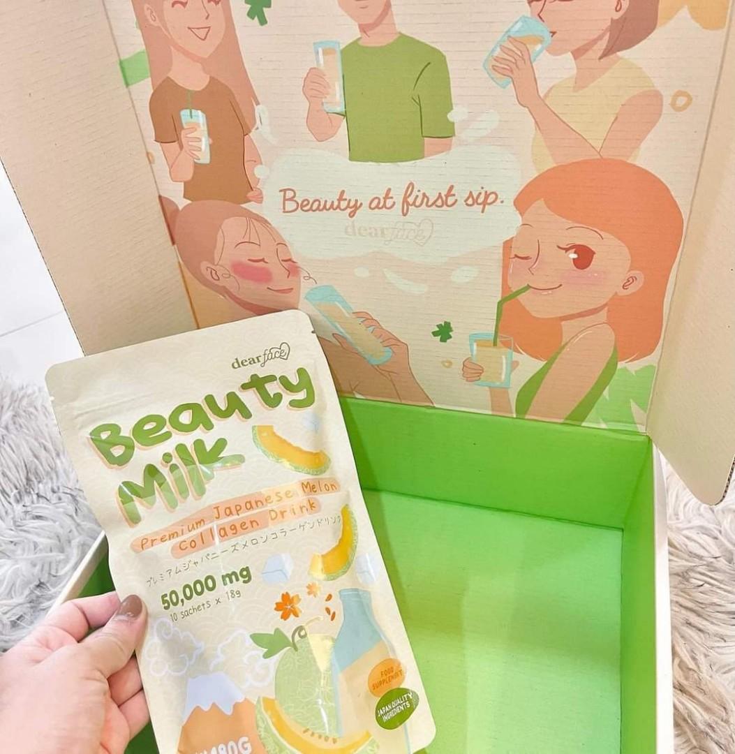 Dear Face Beauty Milk (10 Sachets Per Pack), Health & Nutrition