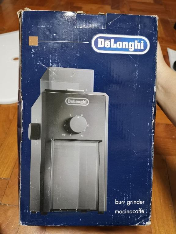 DeLonghi Electric 12Cup Burr Coffee Grinder, Black, KG79, TV & Home