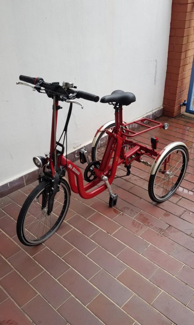 Diblasi best sale folding trike
