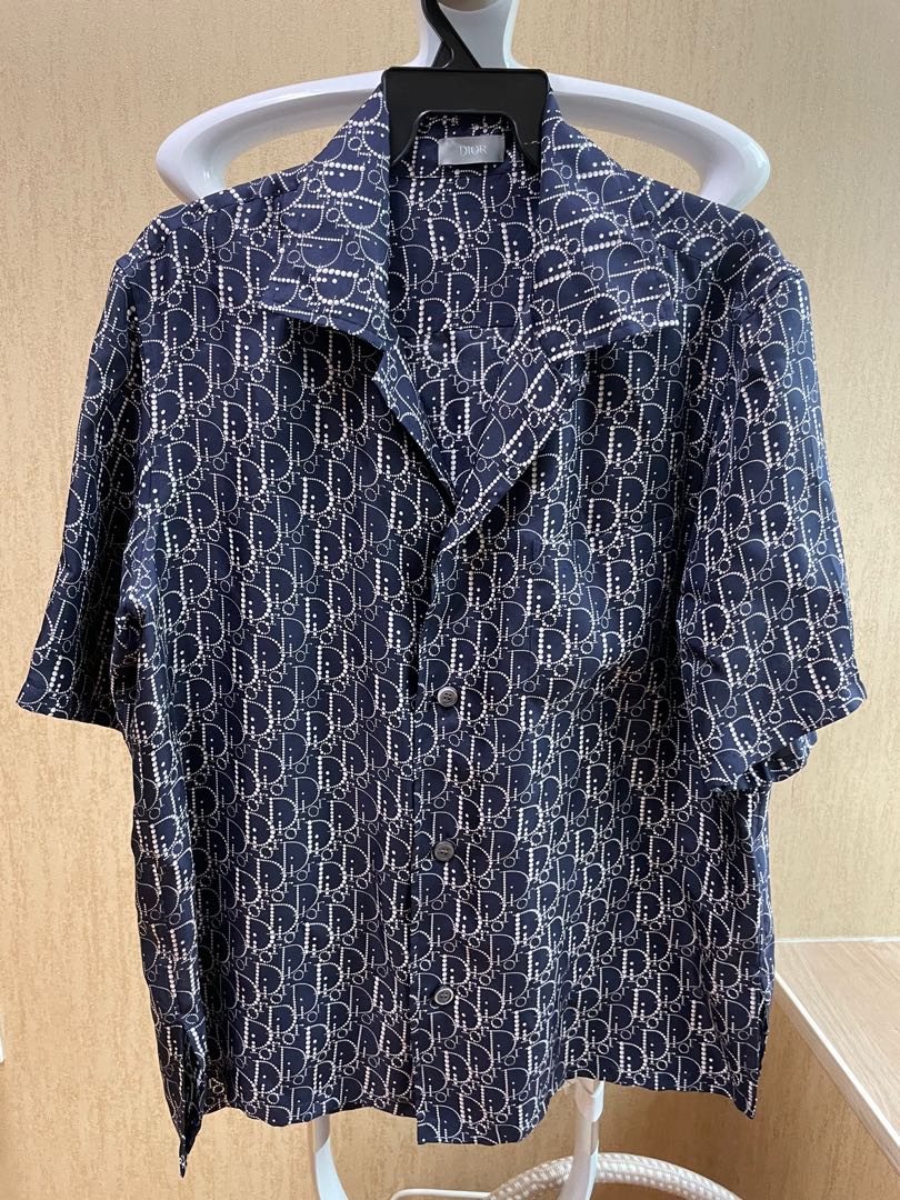 Dior Oblique Shirt, Men's Fashion, Tops & Sets, Formal Shirts on Carousell