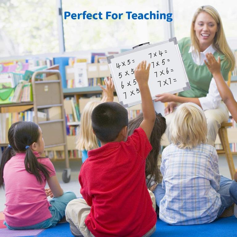 Dry Erase Board for Kids, Ohuhu 12"X16" Desktop Foldable